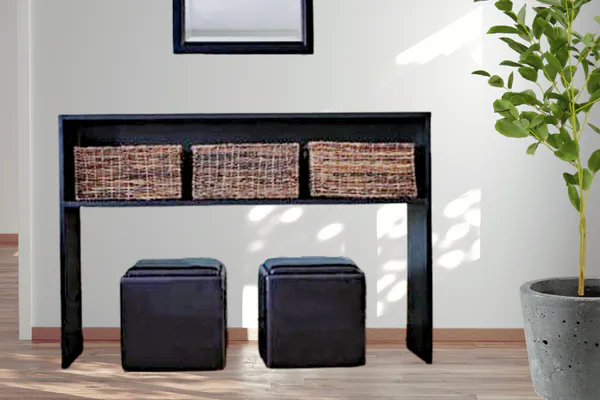 Simple Rustic Modern Console Table
