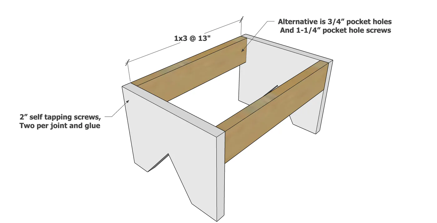 Simple Step Stool, step 2