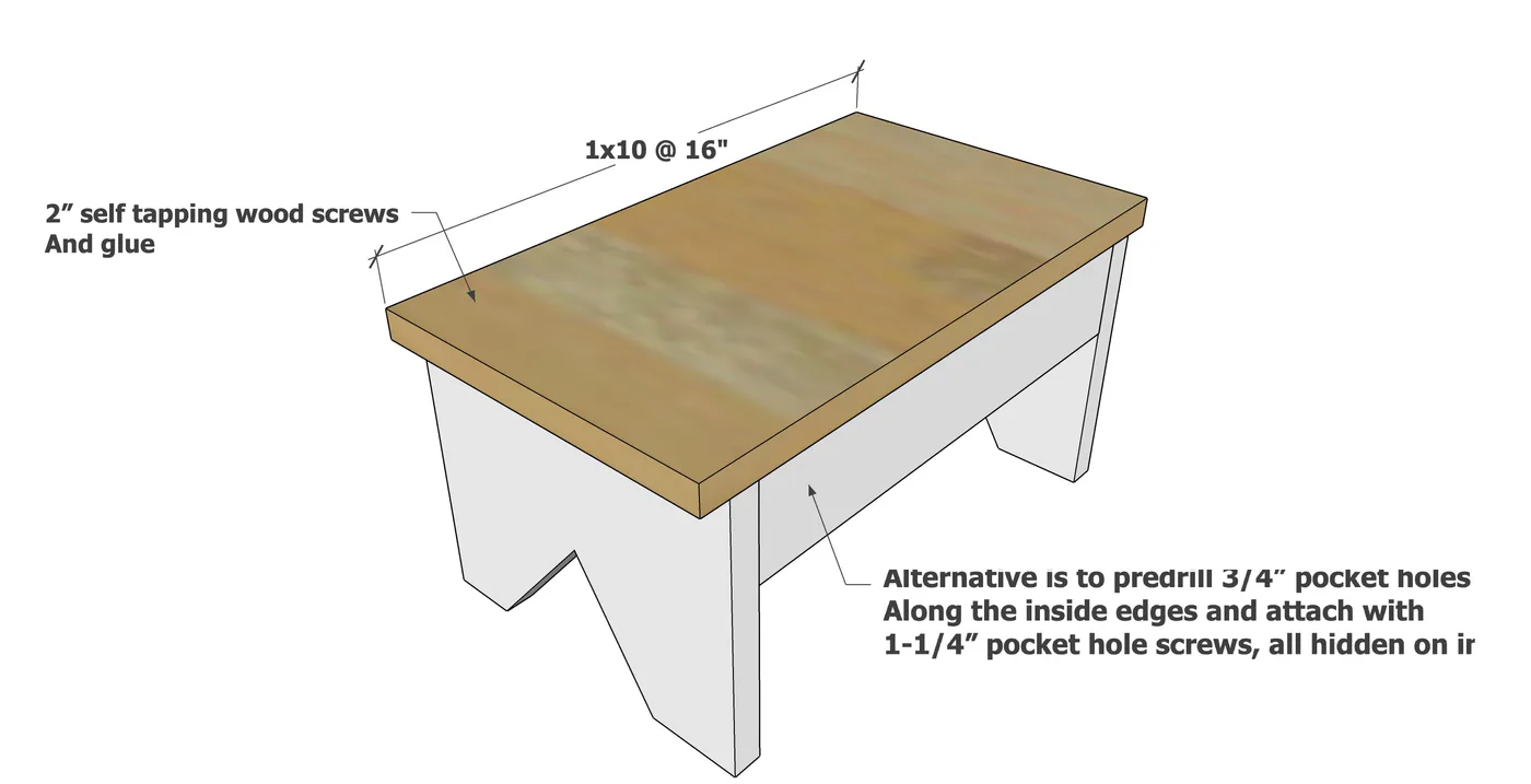 Simple Step Stool, step 3