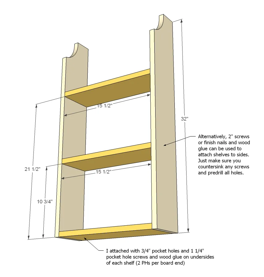 Simple Wall Shelf for Books or Magazines, step 1