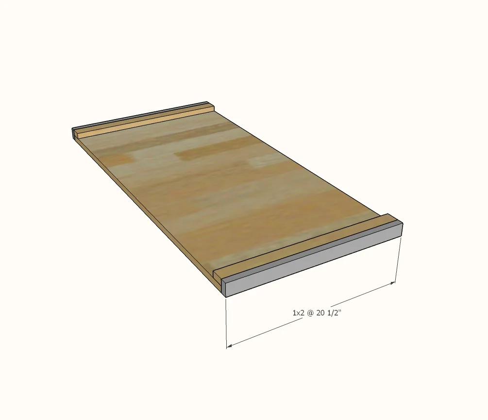 Simple Writing Desk with Drawer, step 4