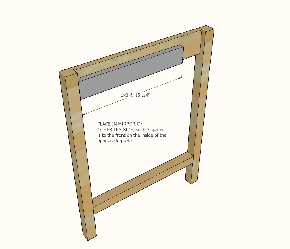 Simple Writing Desk with Drawer, step 8