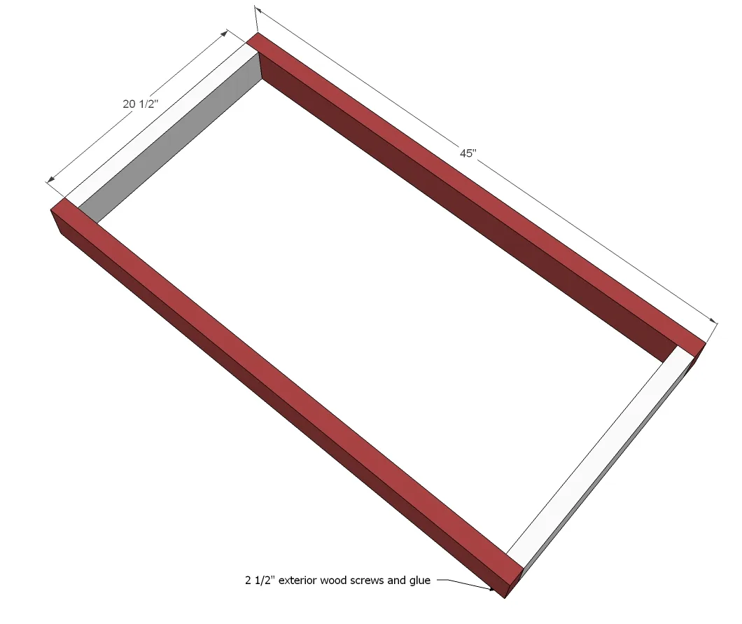 Simplest Adirondack Outdoor Coffee Table, step 1