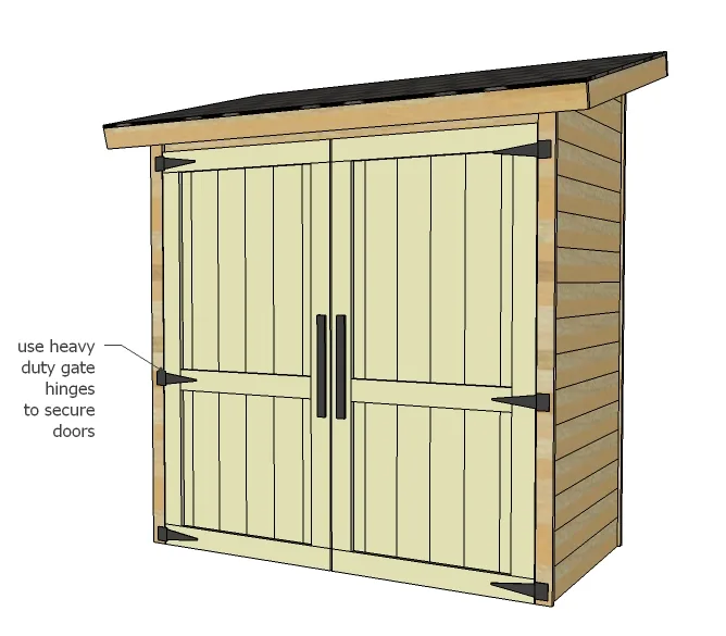 Small Cedar Shed, step 13