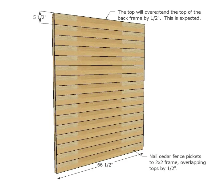 Small Cedar Shed, step 2
