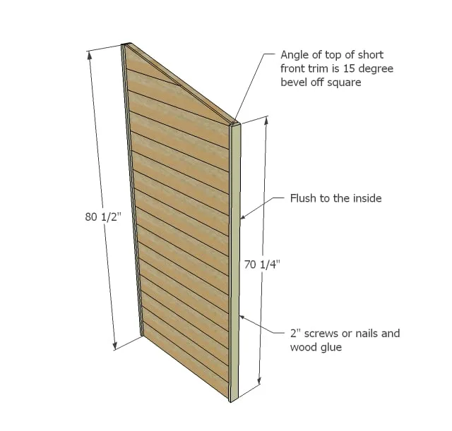 Small Cedar Shed, step 5