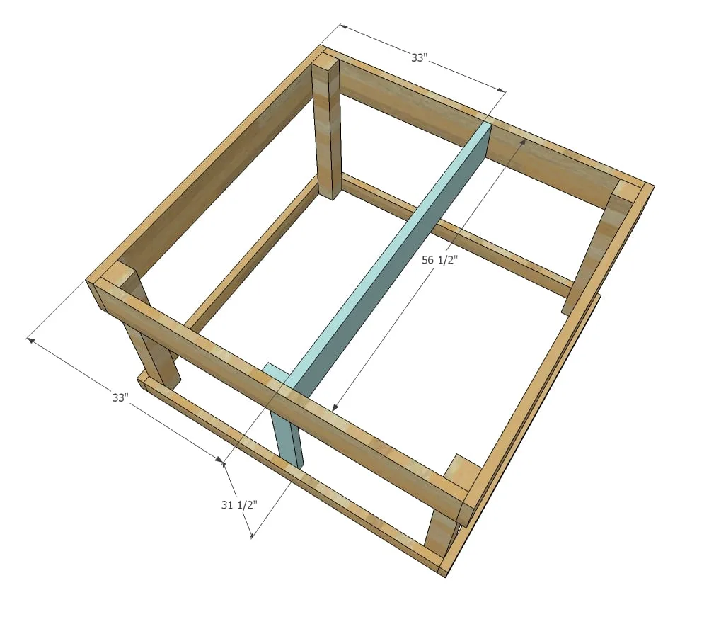 Small Chicken Coop with Planter, Clean Out Tray and Nesting Box, step 3