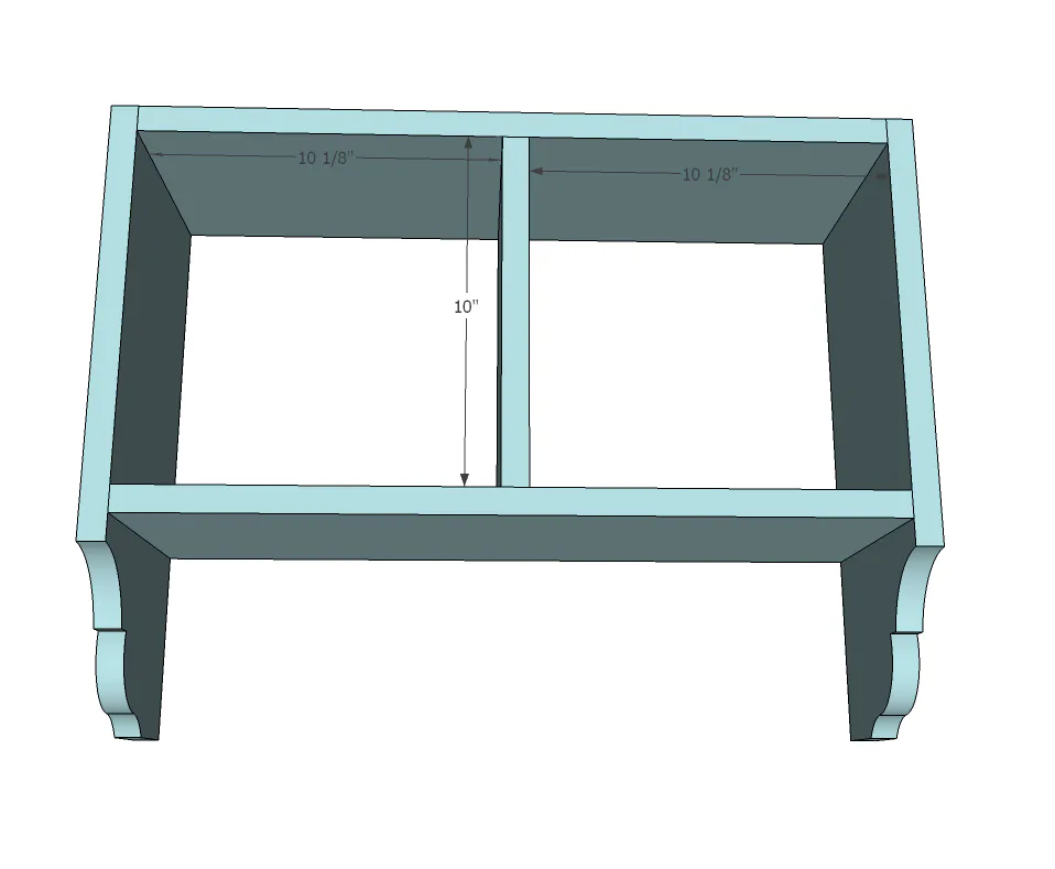 Small Wall Shelf with Hooks, step 3