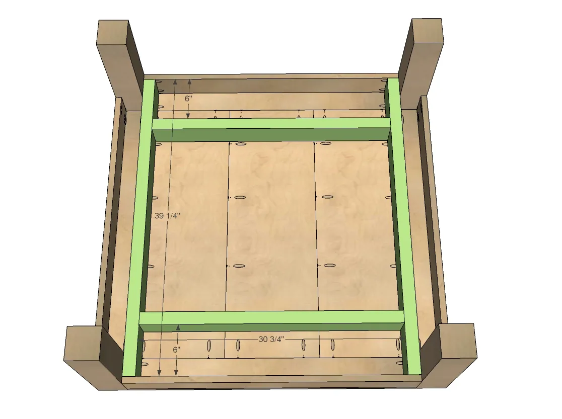 Square Parsons Coffee Table, step 5