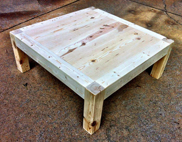 Square Parsons Coffee Table, step 6
