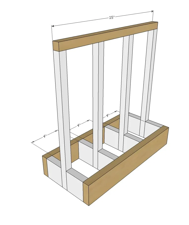 Standing Jewelry Holder, step 2