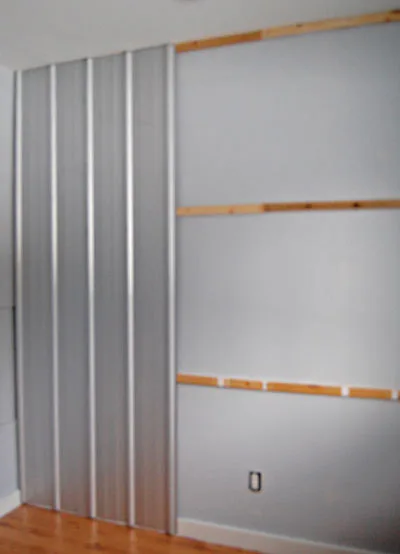 Steel Magnet Wall, step 3