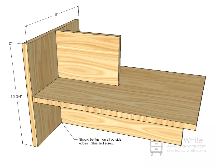 Step Up Side Table, step 3
