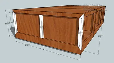 Storage Daybed or Captains Bed (Full Depth Storage), step 8