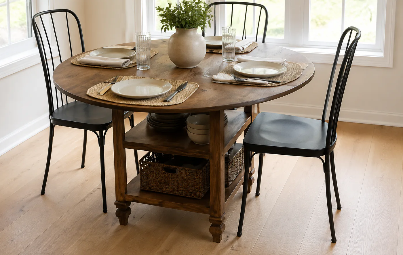 Storage Dining Table Base