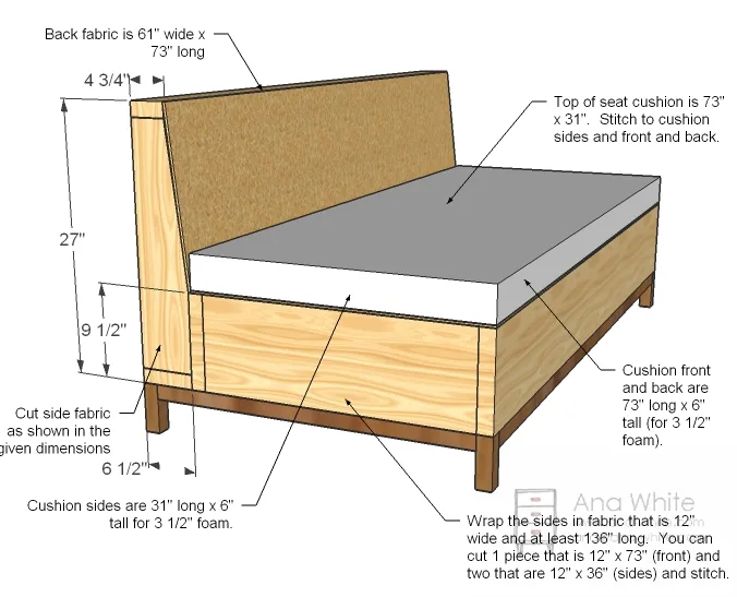 Storage Sofa, step 6