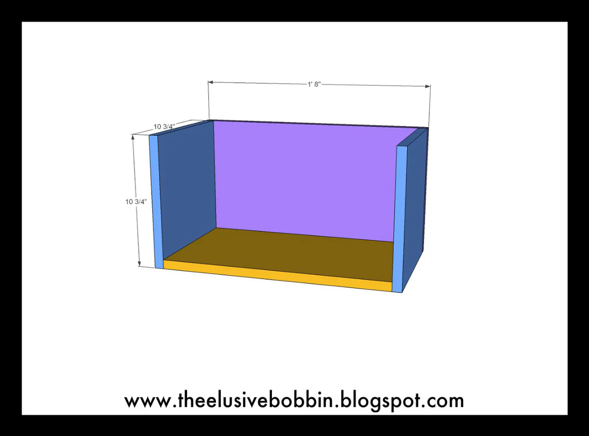 Storage Stairs for a Bunk or Loft Bed, step 1
