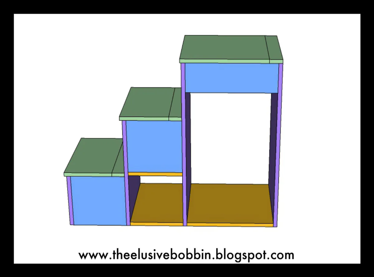 Storage Stairs for a Bunk or Loft Bed, step 7