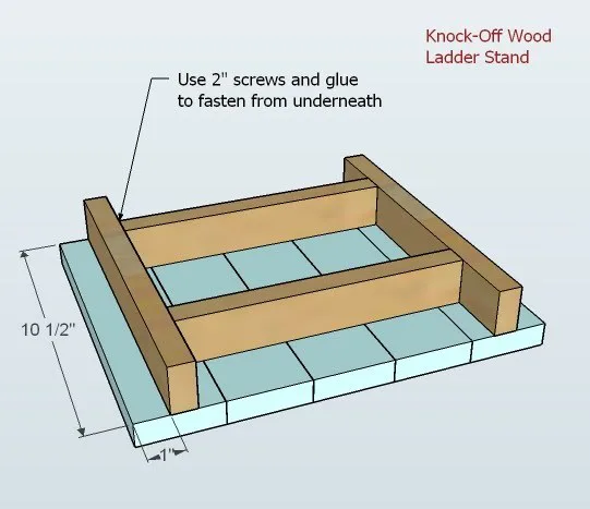 Super Easy but a Little Tricky Ladder Table, step 4