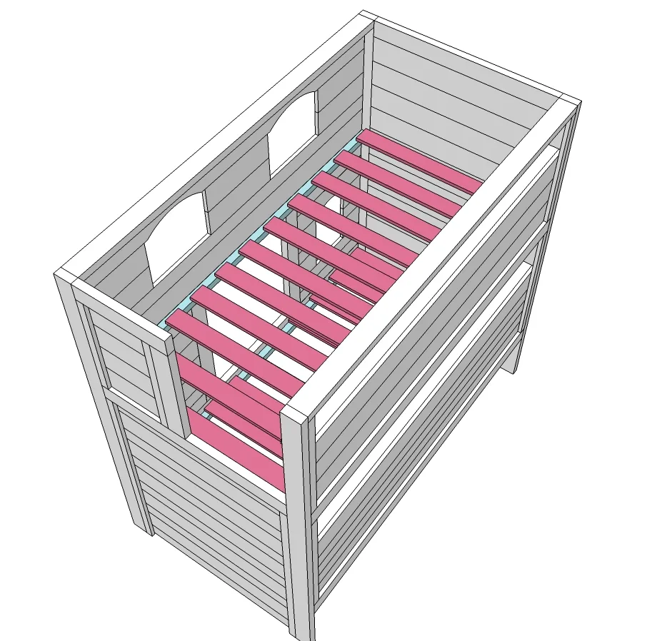 Sweet Pea Bunk Bed, step 21