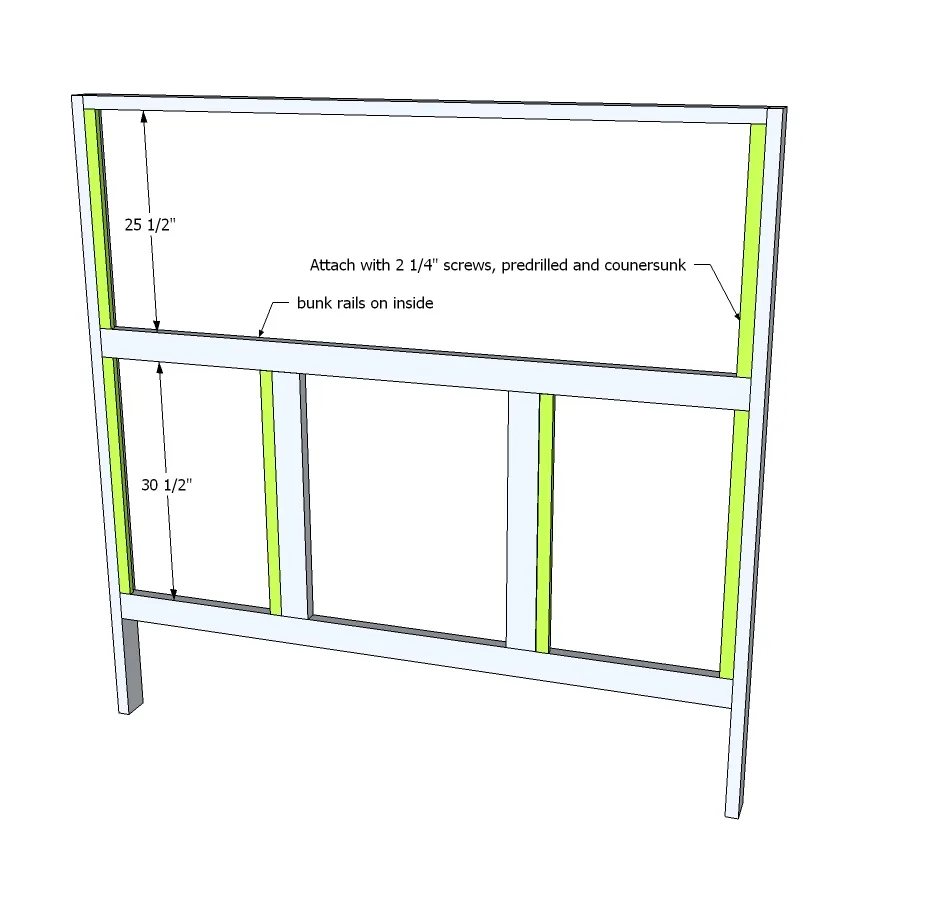 Sweet Pea Bunk Bed, step 3