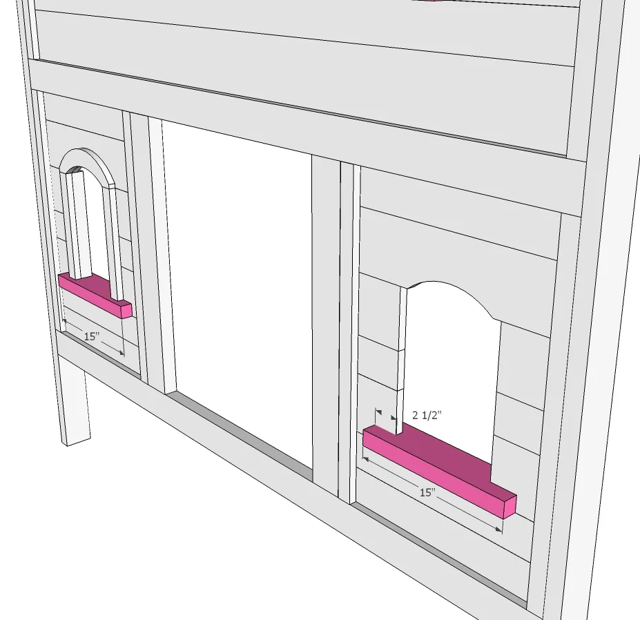 Sweet Pea Bunk Bed, step 7