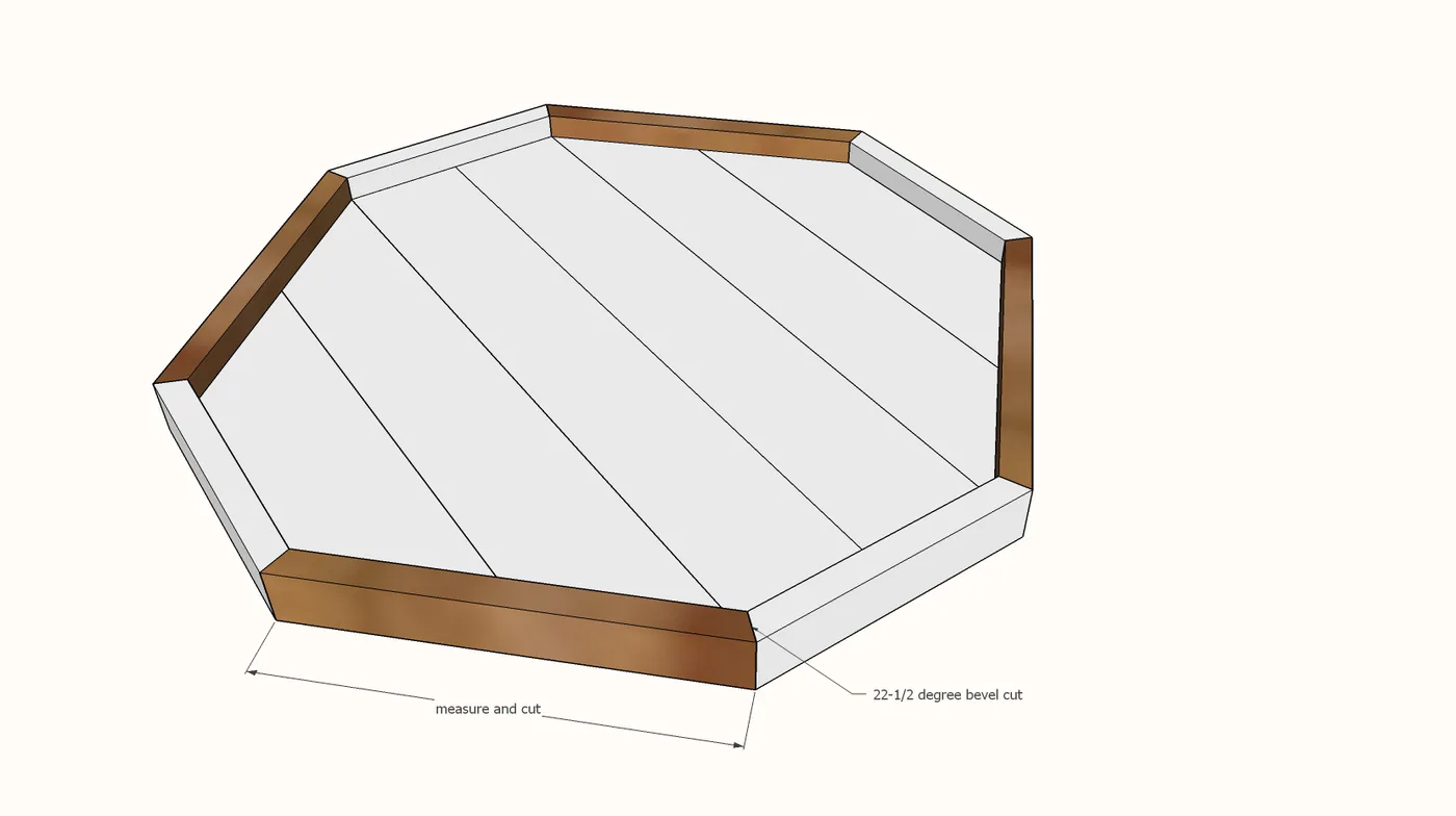 Tabletop Lazy Susan, step 4