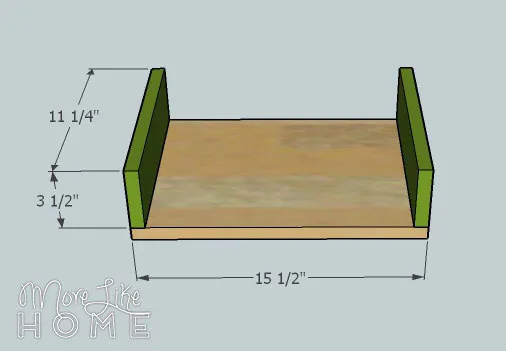 Tapered Leg Nightstand by More Like Home, step 6