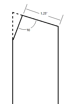 Teaching Easel, step 1