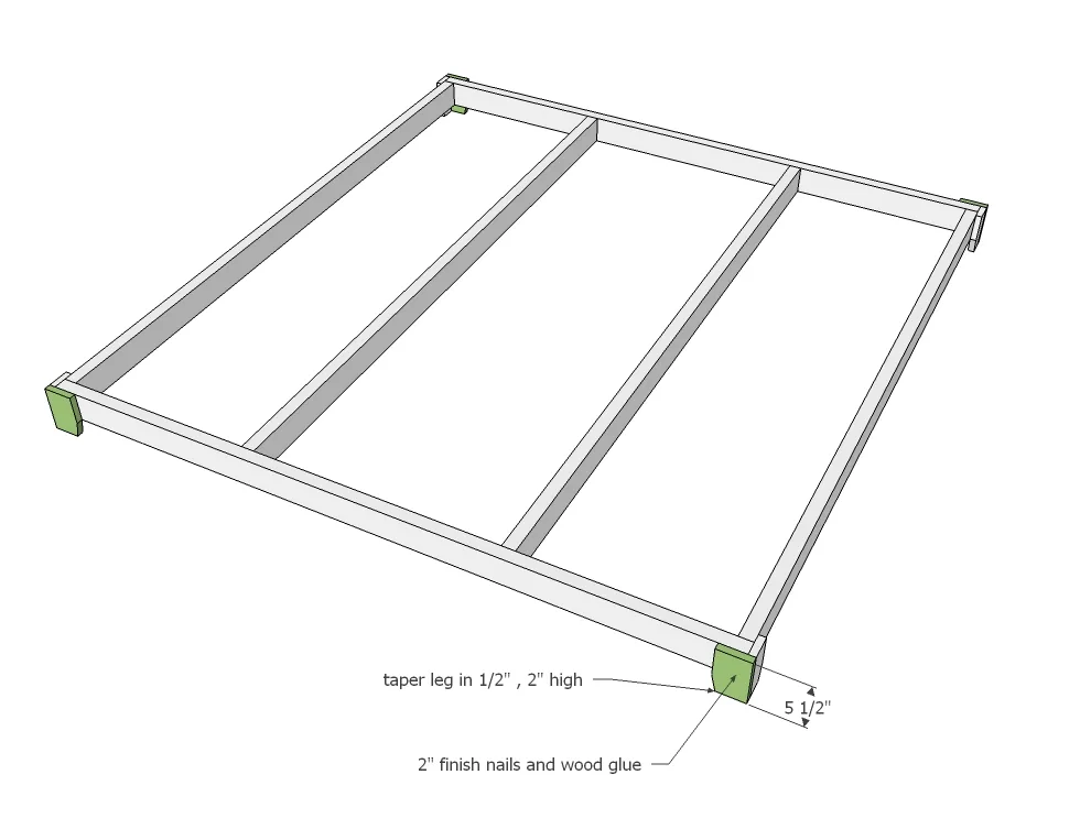 Teen Platform Bed with Side Storage, step 4
