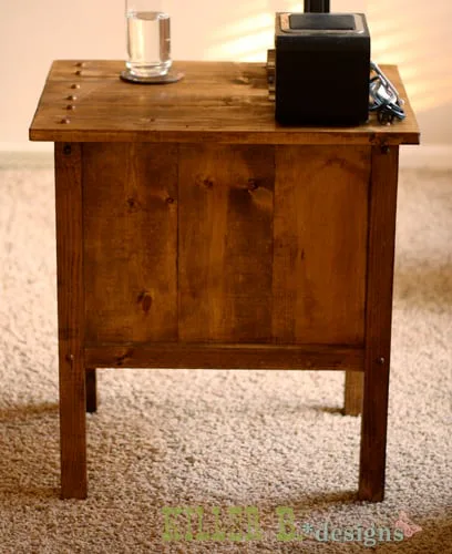 "Tidy Up" End Table
