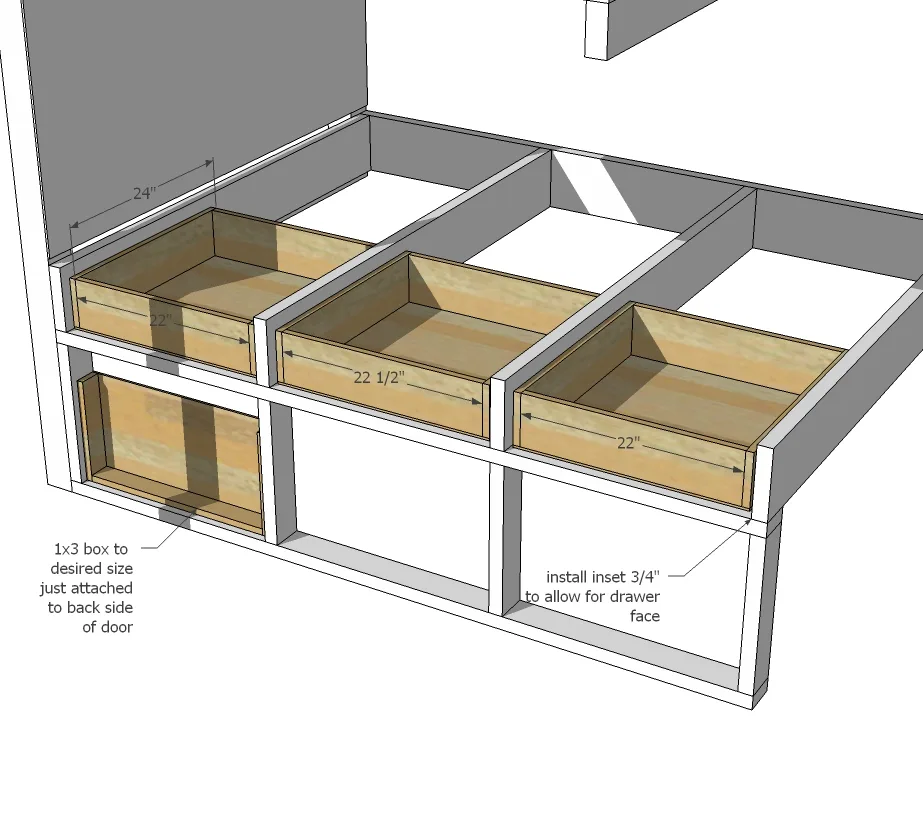 Tiny House Loft with Bedroom, Guest Bed, Storage and Shelving, step 9