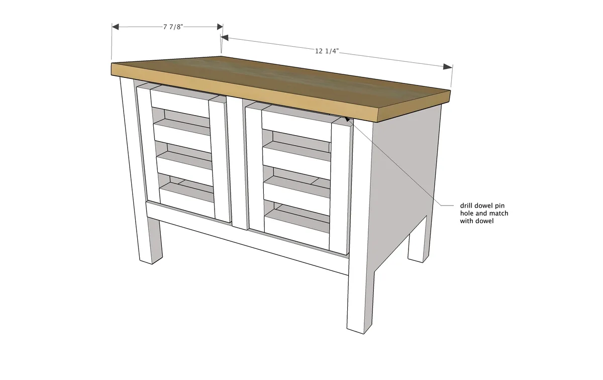 Toy Bunny Hutch, step 5