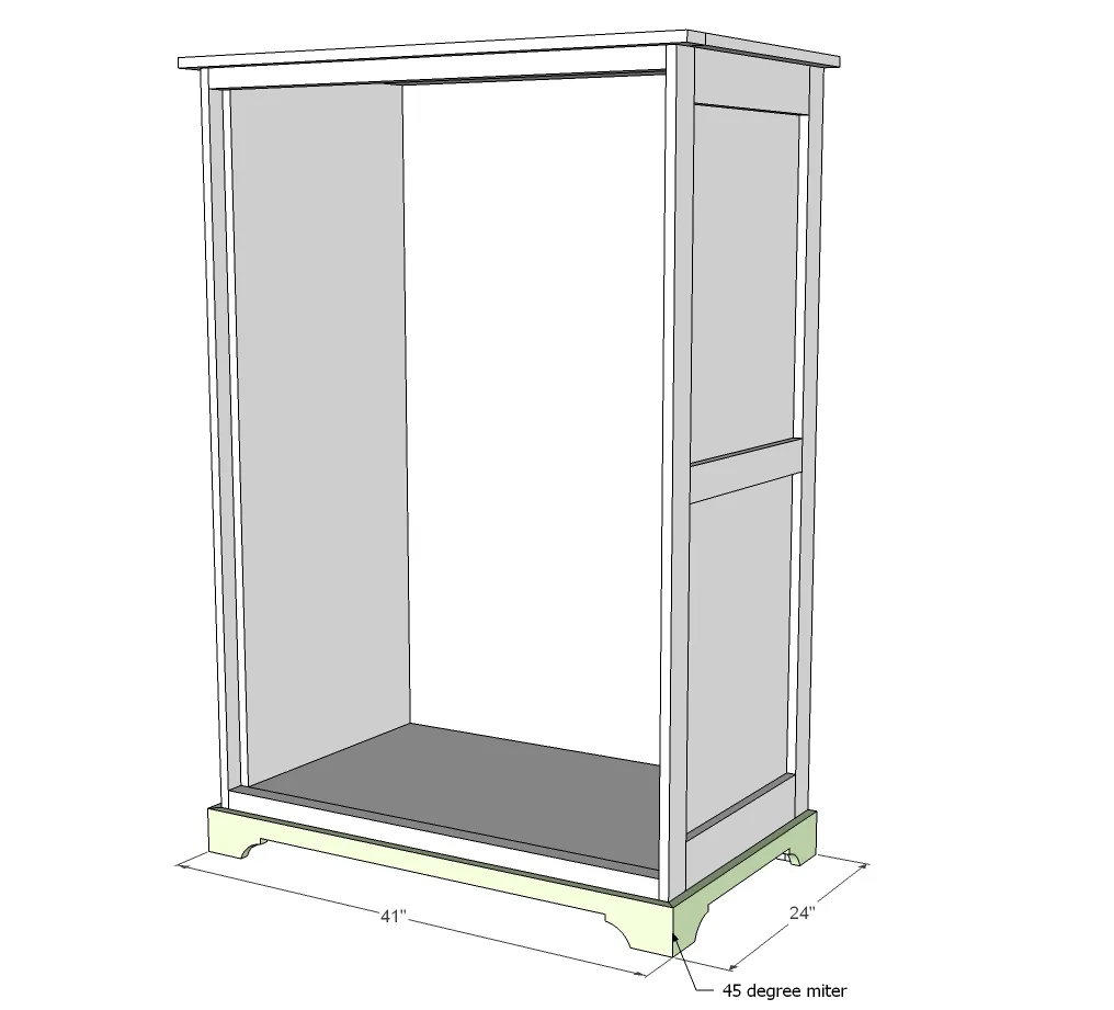 Toy or TV Armoire, step 6