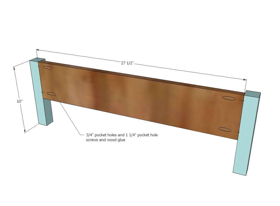Traditional Wood Toddler Bed, step 4