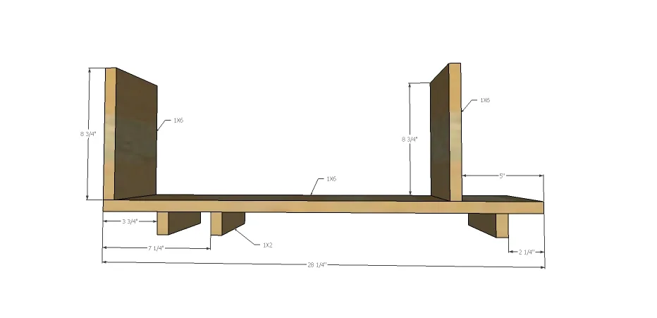 Truck Shelf or Desk Organizer, step 1