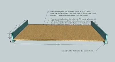 Trundle for Bed or Storage, step 2