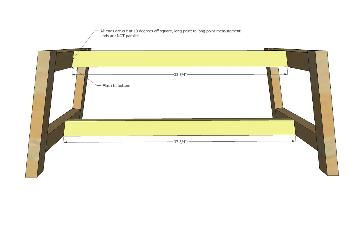 Truss Coffee Table, step 2