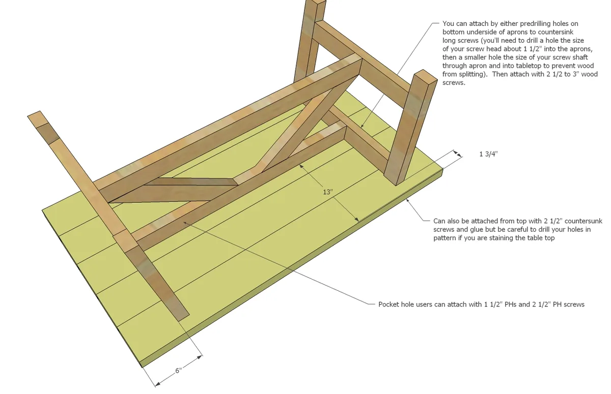 Truss Coffee Table, step 5