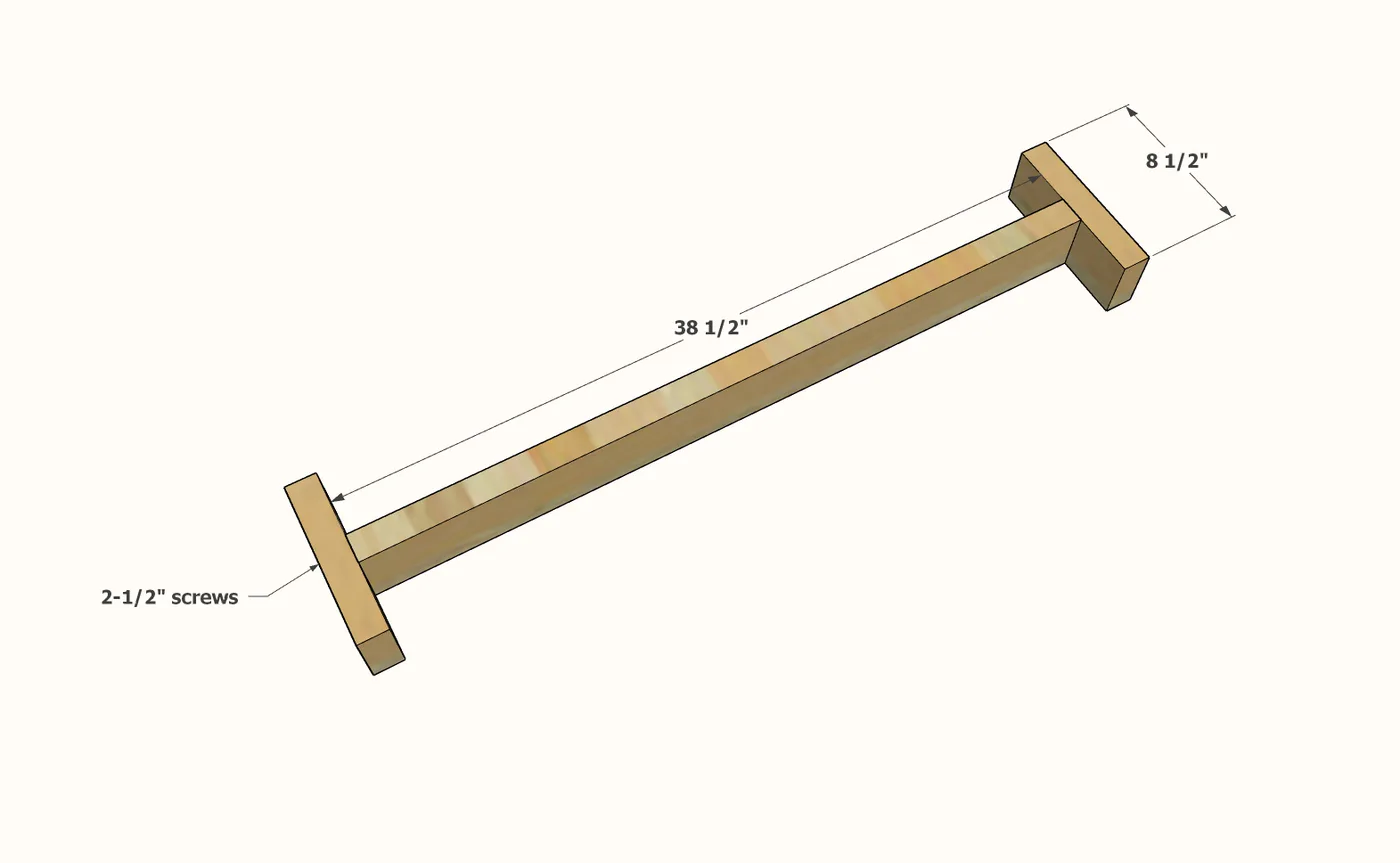 Tryde Console Table, step 6