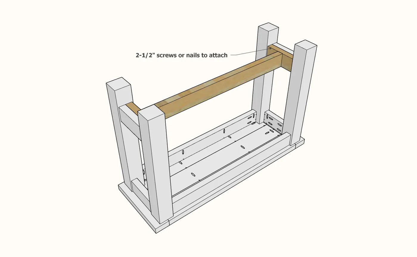 Tryde Console Table, step 7