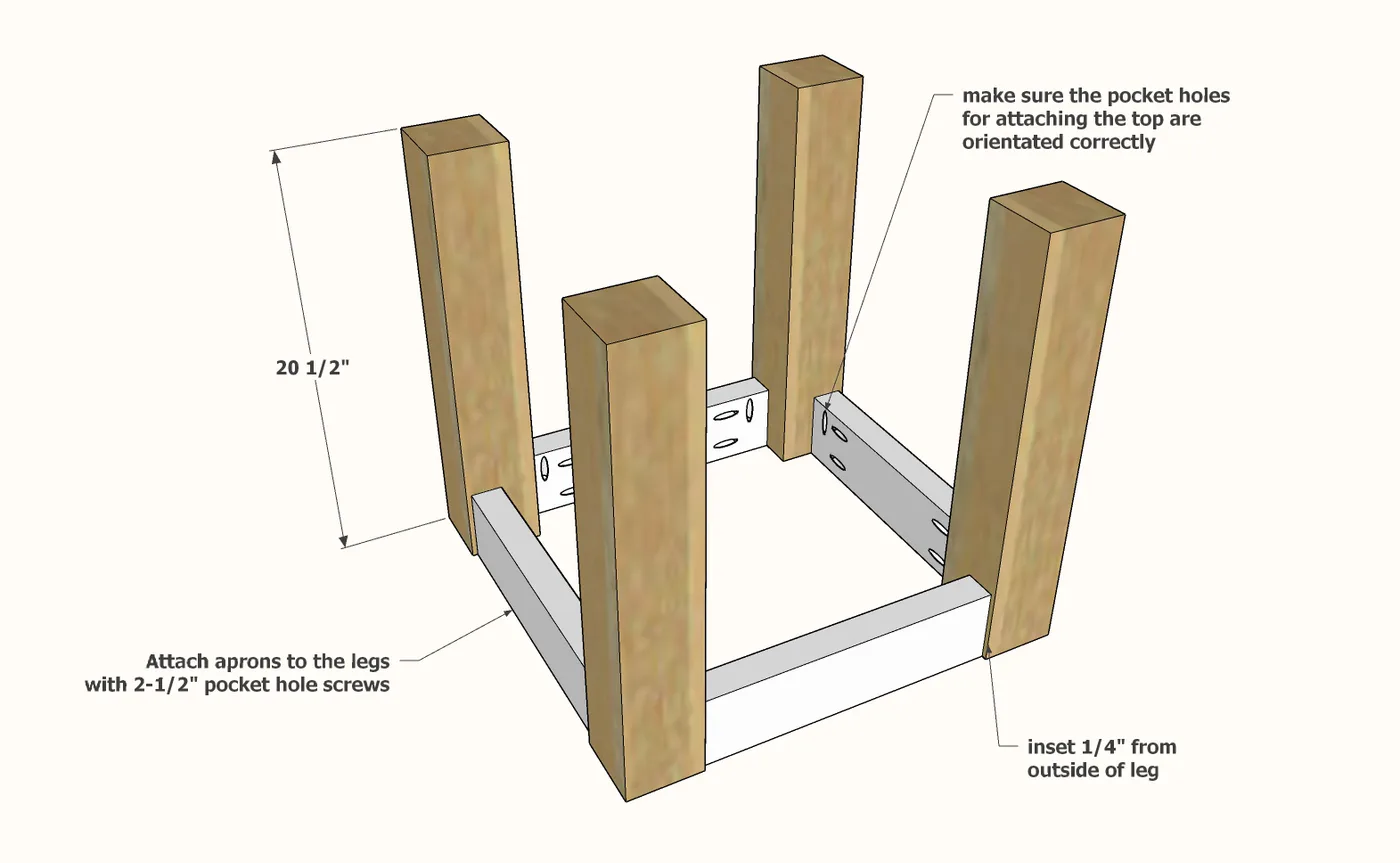 Tryed Side Table, step 4