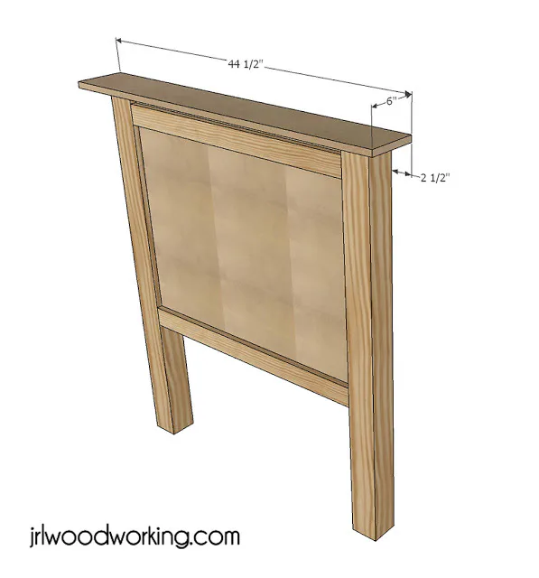 Twin Bed Beadboard Headboard, step 4