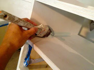 Two Drawer/Shelf Modern Nightstand, step 13