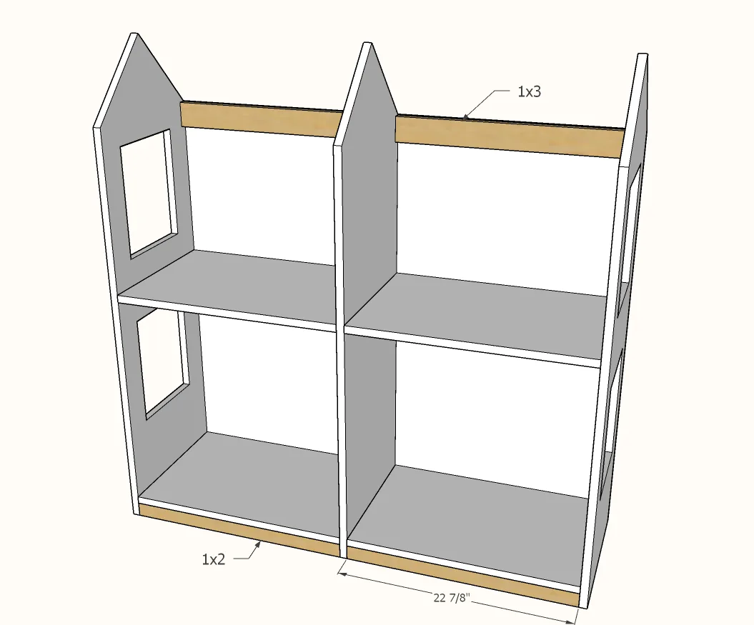 Two Story 18" or American Girl Dollhouse, step 4