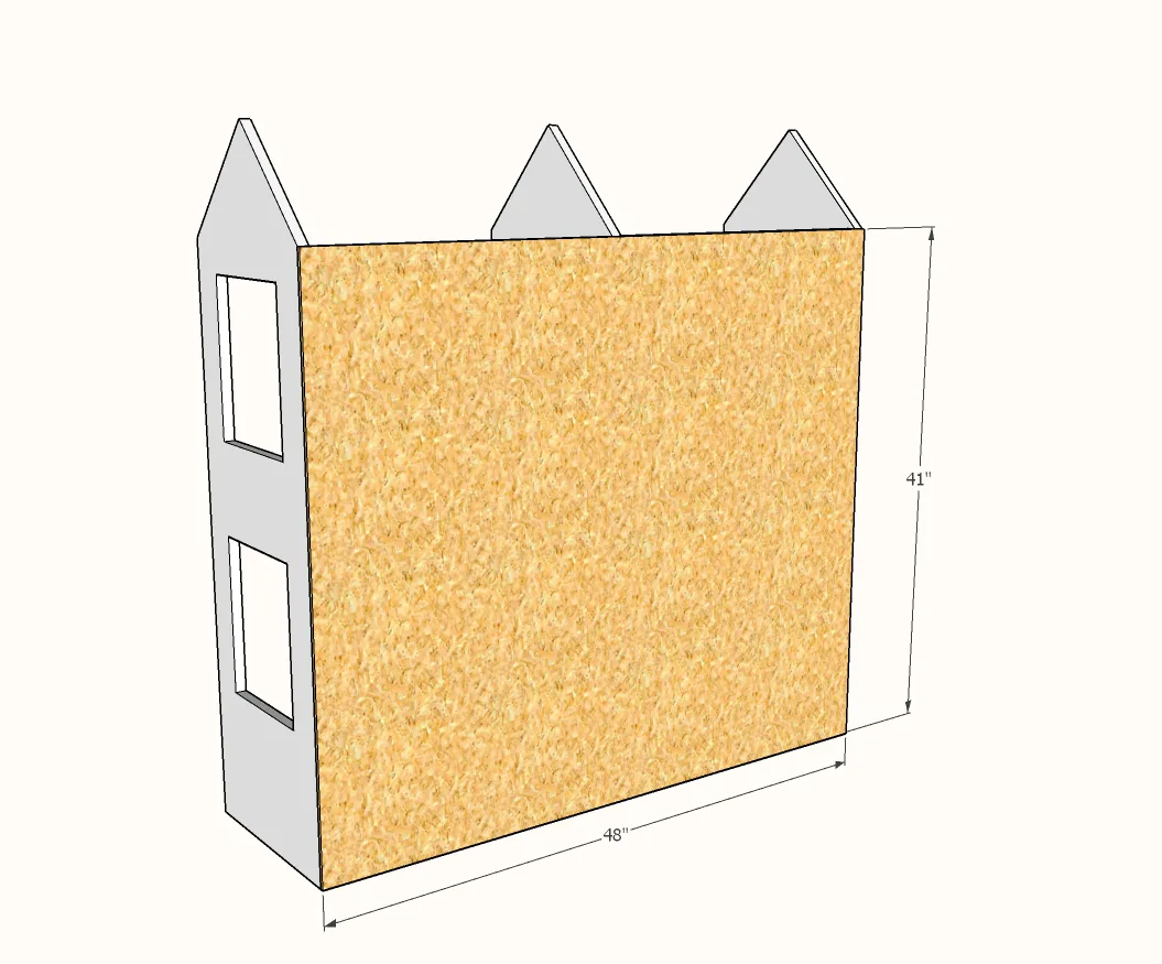 Two Story 18" or American Girl Dollhouse, step 5