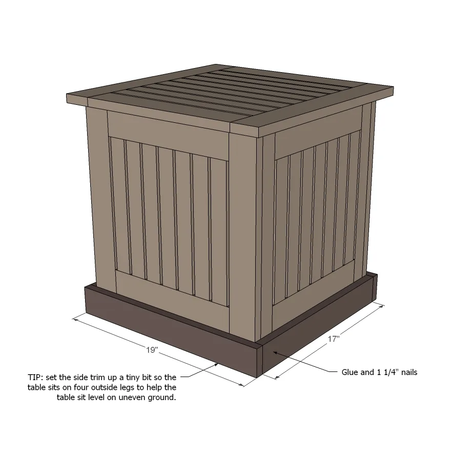 Umbrella Stand Hampton, step 5