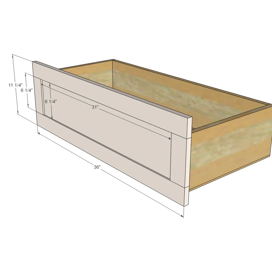 Under Bench Trundle Drawers, step 5