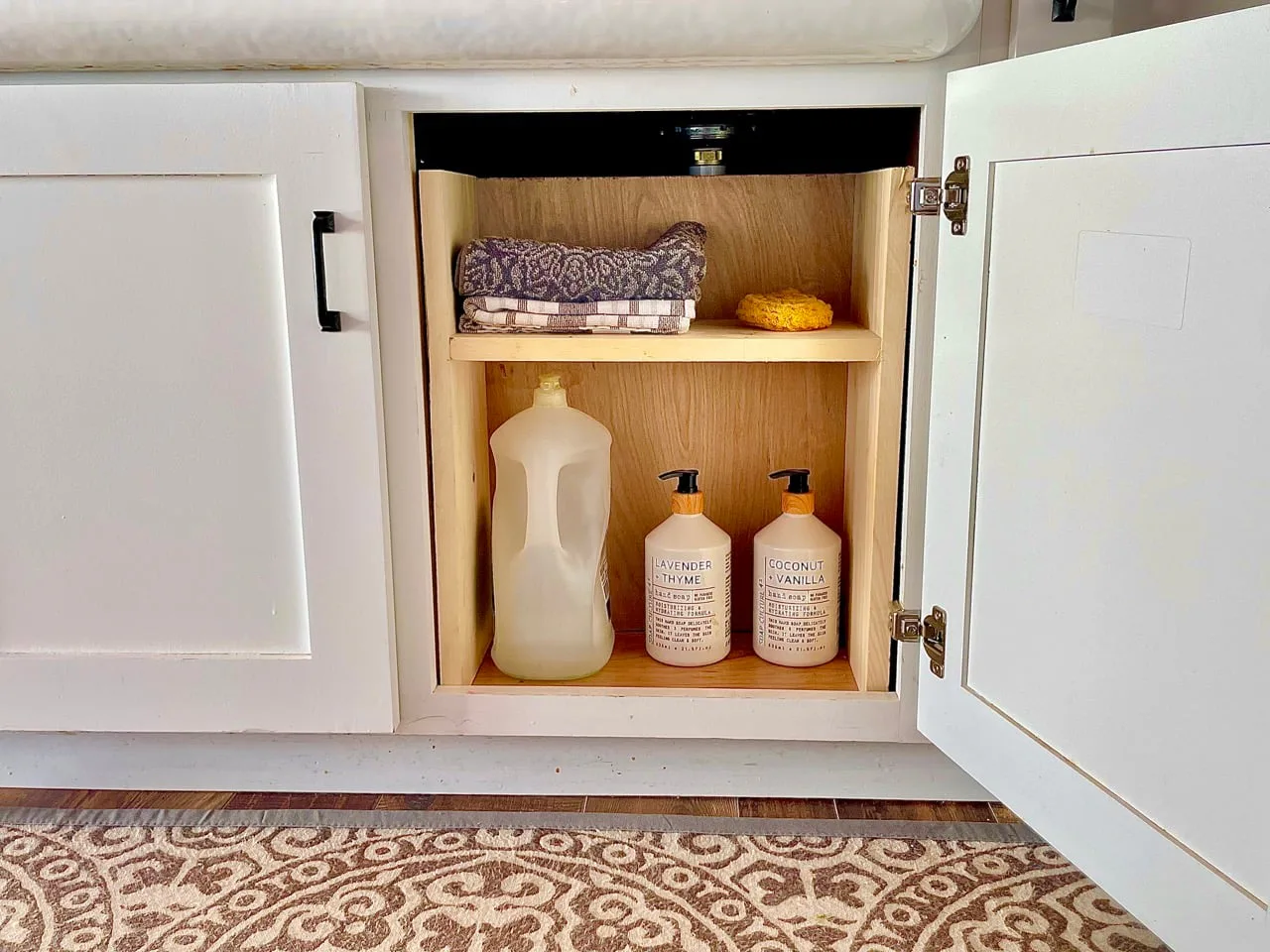 Under Kitchen Sink Organizer Shelf