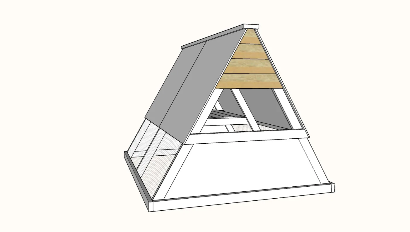 Updated A Frame Chicken Coop, step 9